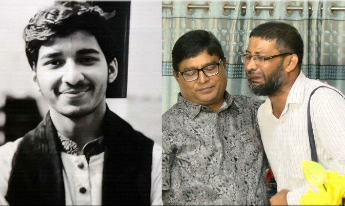পানিতে ডুবে ছেলের মৃ ত্যু, নটরডেমে এসে জিপিএ-৫ দেখে কাঁদলেন বাবা